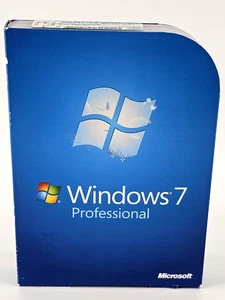 DVD de 32 bits y 64 bits Microsoft Windows 7 Professional versión completa al por menor - Imagen 1 de 6