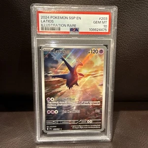 2024 Pokemon Surging Sparks Latios 203/191 Illustration Rare PSA 10 Gem Mint - Bild 1 von 2