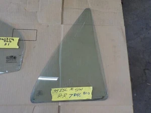 1994 ford escort sw right passenger side rear door vent glass window 784c b1-2 - Picture 1 of 7