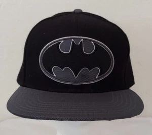 Batman Black and Grey Snapback Adjustable Cap Black And Gray Baseball Cap NWOT - Picture 1 of 7