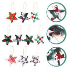  10 Pcs Christmas Love Pendant Xmas Tree Decor Hanging Ornament Wrapped