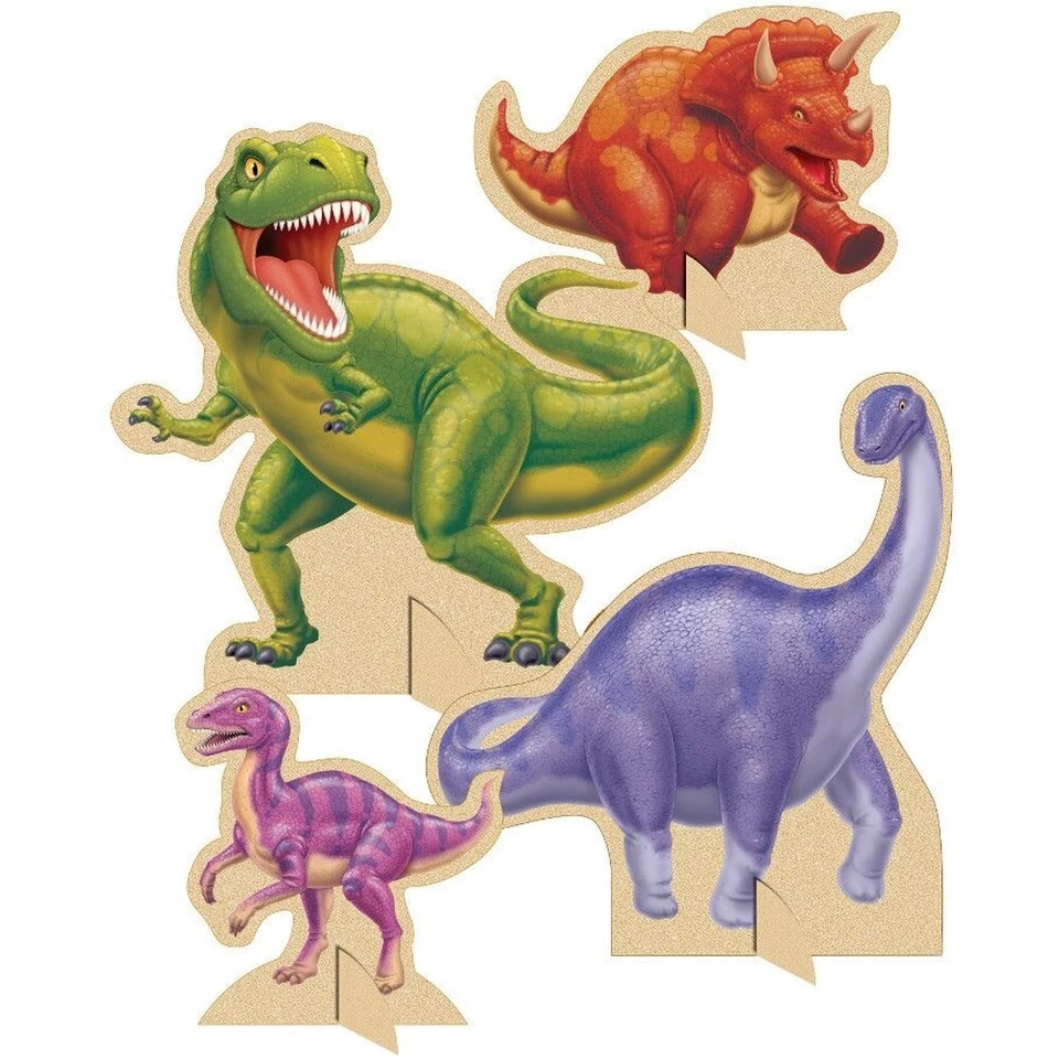 Dino Blast Standup Centerpiece 4 PCS - Image 1 of 1