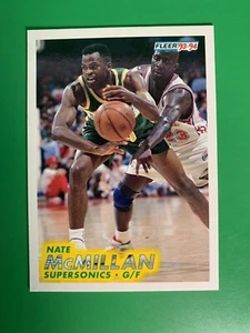 1993-94 Fleer Nate McMillan #201 Seattle SuperSonics - Picture 1 of 2