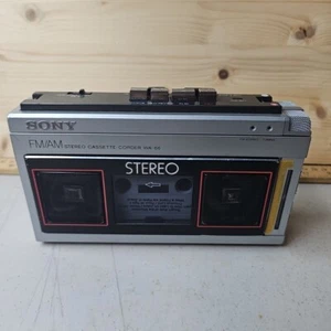 SONY WA-66 FM / AM Radio Cassette Recorder  Tested Works  - Picture 1 of 15
