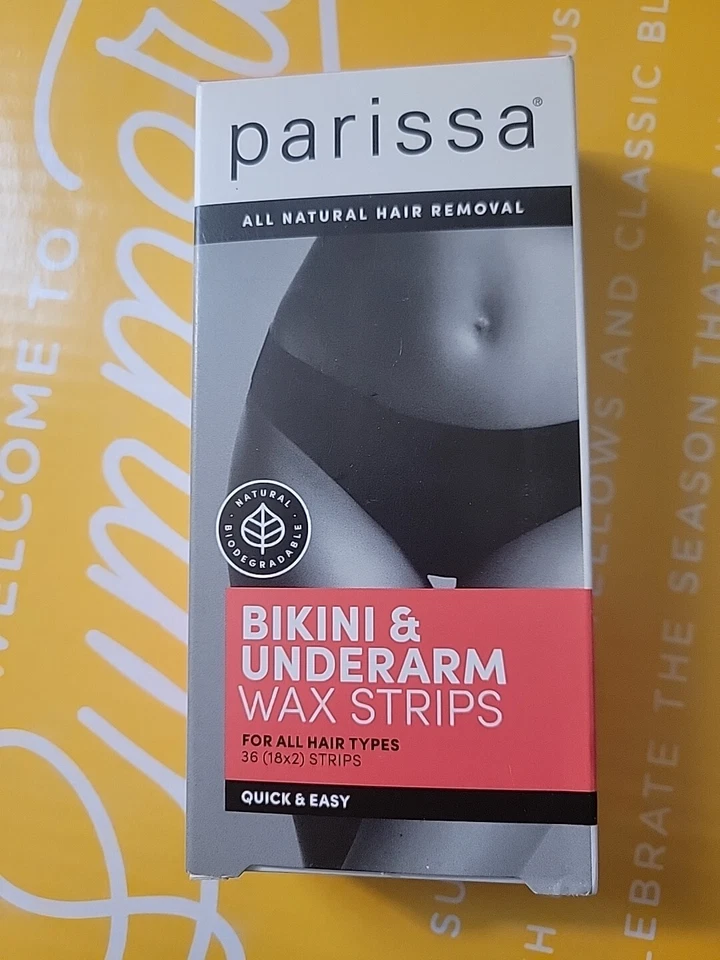 Tiras de cera para bikini y axilas Parissa, 36 tiras - NUEVO Foto 1 de 4