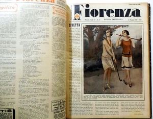 NERBINI GEBUNDENE ZEITSCHRIFT FLORENZ 1-52 HEFTE 1930 LIBERTY LITERATUR KUNST - Bild 1 von 10