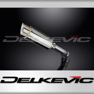 BMW K1300S 2009-2016 Delkevic Slip On 8" Round Stainless Exhaust Muffler Kit - Bild 1 von 5