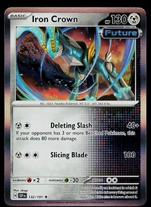 Pokemon SV08: Surging Sparks 132/191 Iron Crown - Picture 1 of 2
