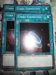 YU-GI-OH! COM PLAYSET TERRA FORMATION SDPL-FR030 (LOT DE 4) NEUF EDITION 1 FR - Picture 1 of 1