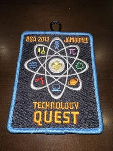 2013 BSA Jamboree  Technology Quest BLU Border With Loop - Picture 1 of 2