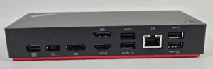 Lenovo ThinkPad Docking Station Dual 2 Monitor Display 90W Charge Hub 40AY0090US - Photo 1/13