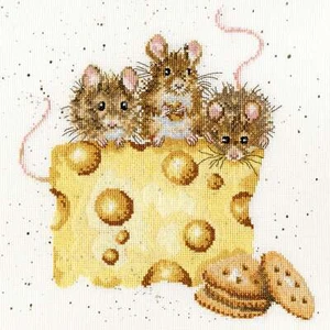Kit de punto de cruz contado Crackers About Cheese XHD53 Bothy Threads - Imagen 1 de 1