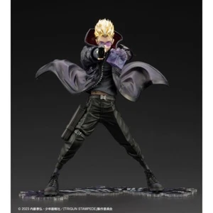 TRIGUN STAMPEDE ARTFX J Vash the Stampede The Gunman in Black figure w/bonus Pre - Picture 1 of 8