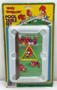 Vintage 1980 Imperial Toy Corp Woody Woodpecker Pool Table Set NIB NEW READ 8148 - Picture 1 of 5