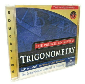 Princeton Review Trigonometry Test Prep Math Learning Company CD ROM (1998) - Picture 1 of 3