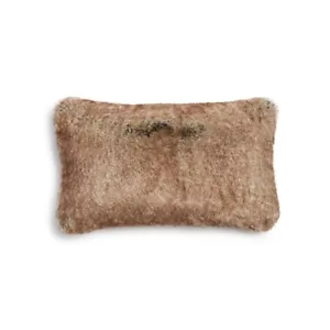 Hudson Park Frosted Faux Fur Decorative Pillow 12 x 20 - Picture 1 of 1