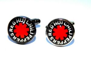 Red Hot Chili Peppers Band Logo symbol jewelry cufflinks Rock Music cufflinks 