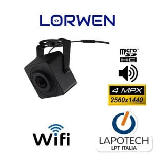 MINI TELECAMERA MICROPH4WM IP 4Mpx 4 Mpx MICRO SD CAMERA PINHOLE WIFI WI FI - Foto 1 di 3