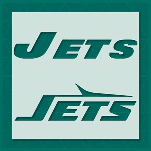NY Jets Stencil – New York Football Team, Sports Fan Art, Craft, Wall Decor - Picture 1 of 4