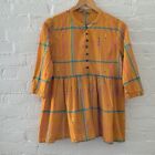 Anouk by Myntra Boho Top Multicolor 100% Cotton Pheasant Shirt Blouse Medium