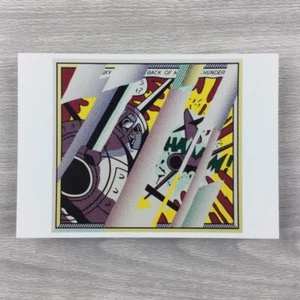 Postal Roy Lichtenstein Whaaam Wham Airplane Aviation - Imagen 1 de 2