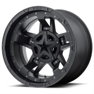 17x9 -12 XD XD827 Rockstar III 5x4.5,5x5.0 Matte Black Wheels (Set of 4) - Picture 1 of 1