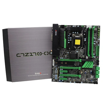 Intel Z170 Motherboard Supermicro C7Z170-OCE LGA1151 DDR4 for Intel Core i3/i5/7 - Image 1 of 4