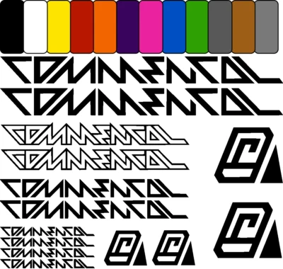STICKERMASCHINE COMMENCAL ver3 aufkleber sticker fahrrad bicycle