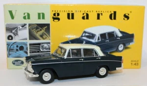 Vanguards 1/43 Scale Diecast VA05401 - Morris Oxford VI - Trafalgar Blue / White - Picture 1 of 2