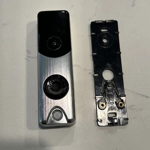 SkyBell ADC-VDB105X Slim Line II Wi-Fi IR Doorbell Camera - Silver - Picture 1 of 8
