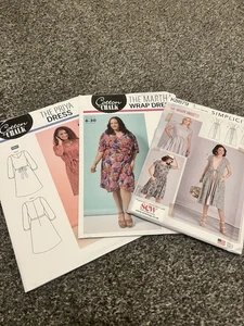 Three Dress Patterns, NEW - Picture 1 of 1