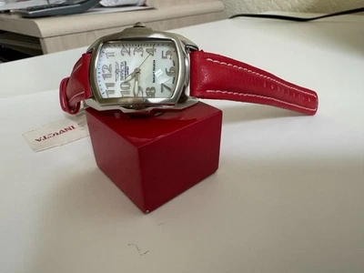 NOS Invicta Lupah 4230 Special Edition White MOP dial Red Lorica band watch - Image 1 of 4