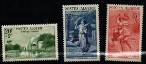 Pinturas Argelia 1957 Yvert 346/48 MNH VF - Imagen 1 de 1