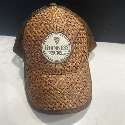 Guinness Oficial 1759 Mercancía Gorra/Sombrero Paja/Algodón/Malla Poliéster.Bio -Cúpulas Foto 1 de 4