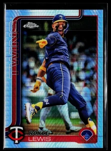 2025 Topps Chrome #254 Royce Lewis Prism Refractors - Picture 1 of 2