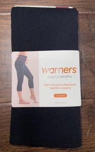 Warners Blissful Benefits 360 High Waist Smoothing Seamless Black Leggings S/M - Bild 1 von 2