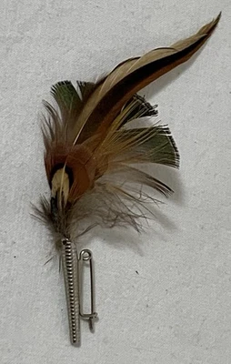 Hutfeder mit Hülse zum Trachtenhut Dirndl Brauchtum Volkskunst - Bild 1 von 4