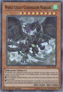 World Legacy Guardragon Mardark - MYFI-EN048 - Super Rare - 1st Edition - Lightl - Picture 1 of 1