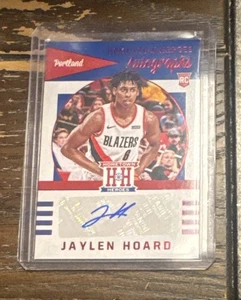 Panini Chronicles Jaylen Hoard RC 2020-21 Hometown Heroes automático - Imagen 1 de 2