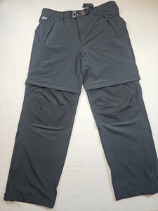 Rocky S2V Pants Mens Large (Fits 36x31) Black Convertible Belted Outdoor Hiking - Picture 1 of 13