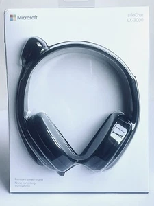 Microsoft LifeChat LX-3000 Premium Sound Noise Cancelling Headset Model 1084 NEW - Picture 1 of 3
