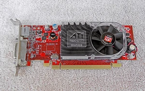 Dell ATI Radeon HD 3450 256MB PCI-e Video Card Y103D w/ DMS-59 Port Low Profile - Picture 1 of 2