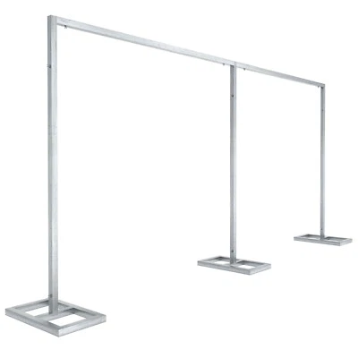 Heavy Duty Backdrop Stand Photography Banner Background Photo Support f Wedding - Image 1 of 4