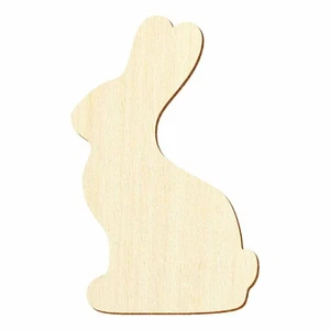 Holz Hase Schokohase - 3-50cm Höhe Streudeko Basteln Deko Tischdeko - Bild 1 von 1