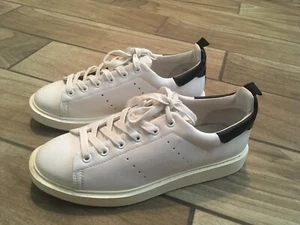 Sz 9.5Steven by Steve Madden Women Glazed Low-op Leather Lace-Up Chunky Sneakers - Picture 1 of 9