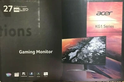 Acer - KG271U - 27" LCD 16:9 2560 x 1440 WQHD 1ms Gaming Monitor - Image 1 of 2