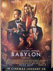 BABYLON Official Promo Movie Print  BRAD PITT MARGOT ROBBIE DAMIAN CHAZELLE MINT