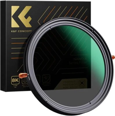 K&F Concept 77mm ND2-ND32&CPL 2 IN 1 Filter Variable Fader Multi function Filter - Image 1 of 4