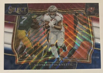 2022 Panini Select Field Level Tri-Color Prizm /75 Leonard Fournette #466 - Image 1 of 2