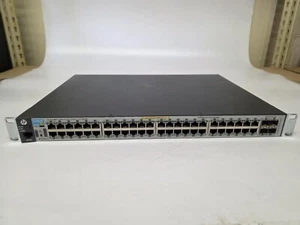 HP 2530-48G PoE+ Switch 48 Port, J9772A, W/Ears - Bild 1 von 3
